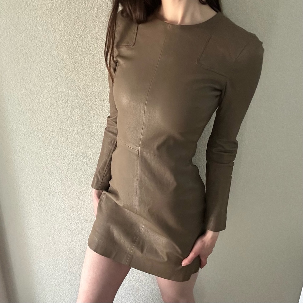 Marc by Marc Jacobs Lamb Leather dress